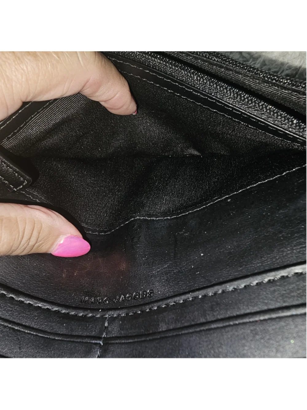 Women's Marc Jacobs Black Leather Wallet